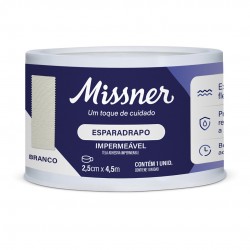 FITA ESPARADRAPO BRANCO 2,5X4,5CM /9- MISSNER