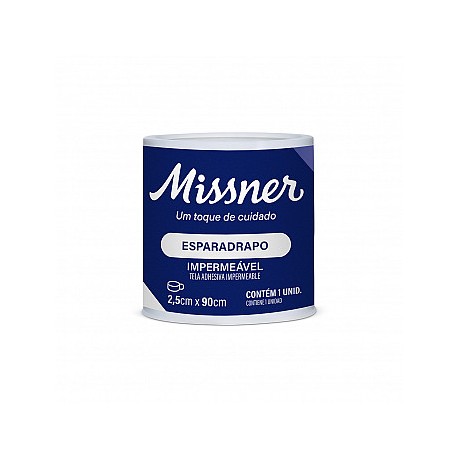 FITA ESPARADRAPO BRANCO 2,5X0,9M /20- MISSNER
