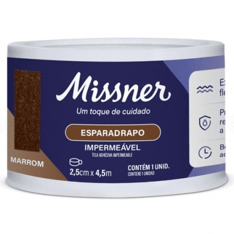 FITA ESPARADRAPO PELE NEGRA/MORENA 2,5X4,5CM /9- MISSNER