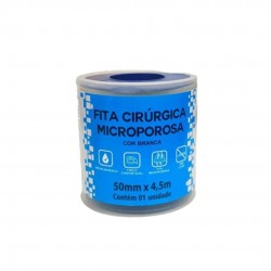 FITA MICROPORE BRANCO 5CMX4,5M /3- CIEX