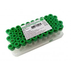 MICROTUBO COLETA HEPARINA 0,5ML VERDE C/50 - LABOR IMPORT