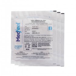 LUVA CIRUR PAR LATEX EST S/PO 6,0 - SANRO