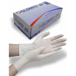 LUVA SAUDE LATEX C/PO PP - GLOMED