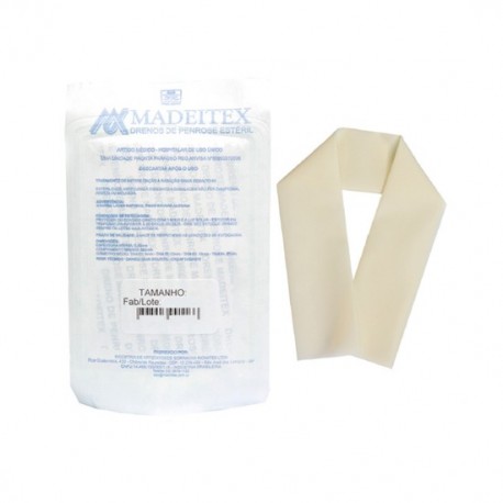 DRENO PENROSE ESTERIL N4 S/ GAZE - MADEITEX