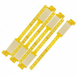 Pulseira Vermelha de Identificação Hospitalar - HEALTHMED