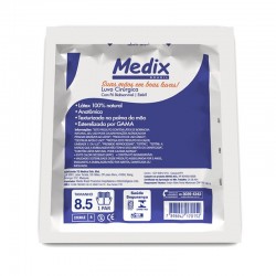 Luva Cirur Par Latex Est C/PO 8,0 - MEDIX