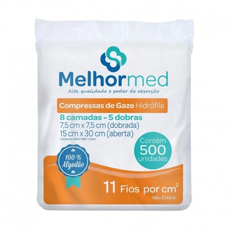 Gaze 11F 7,5 X 7,5 PC/10 - MELHORMED