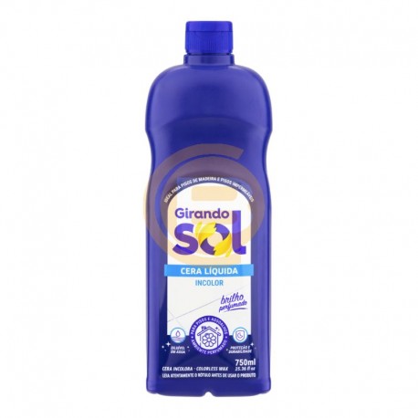 Cera Liquida Incolor 750ML - GIRANDO SOL