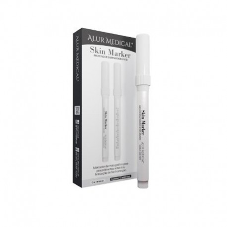 Skin Marker Marcador Dematografico Branco - ALUR