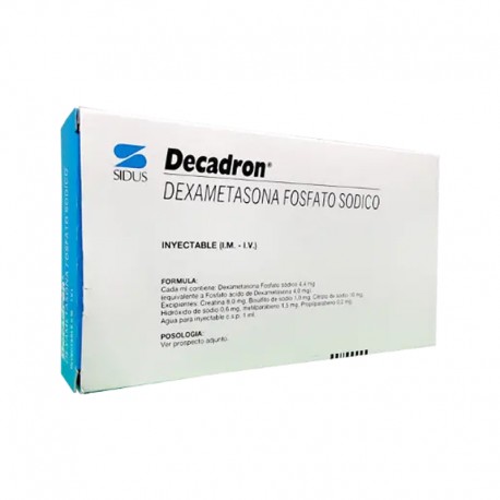Unid Dexametasona (Decadron / Maxidex) 4Mg/Ml 2,5Ml Amp - HYPOFARMA