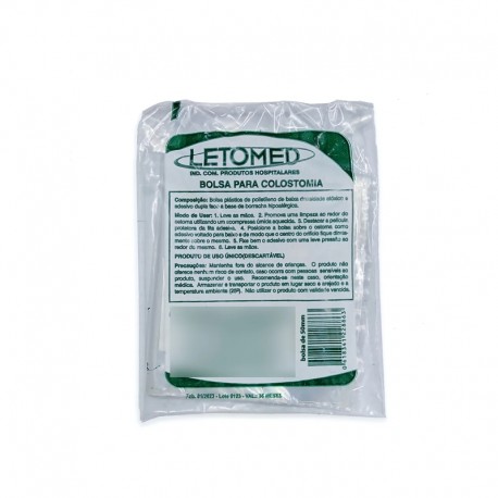 Bolsa Colostomia 50Mm Descartavel Pc/10 - LETOMED