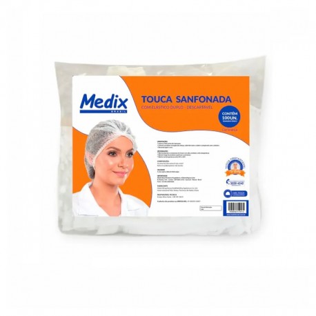 Touca Branca PC/100 MT/5000 - MEDIX