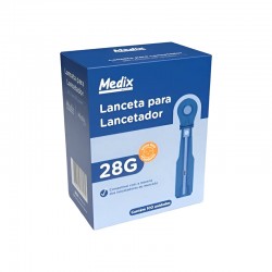 Lanceta P/ Lancetador 28G - MEDIX