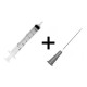 Unid Seringa 3Ml C/Ag Ls 25 X 0,7 - VITALGOLD