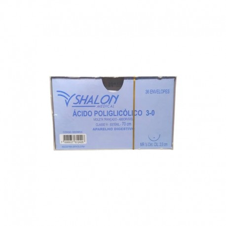 Polipropileno 3-0 C/2Ag 2,0 - SHALON
