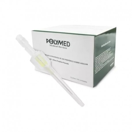 Unid Cateter 24G Amarelo IV - POLYMED