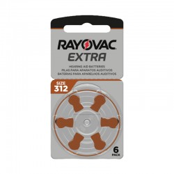 Pilha Aparelho Auditivo Size 312 - RAYOVAC