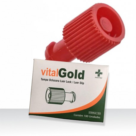 Unid tampa vedante oclusora ll/ls vermelha - Vital