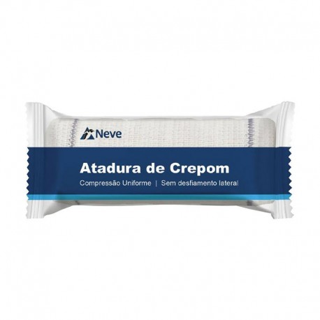 Unid atadura crepom 13f 12cm x 1,8m - Neve