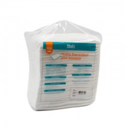 TOALHA DESCARTAVEL P/ ASSEPSIA 50G 30 X 35CM PC/100 - MEDIX