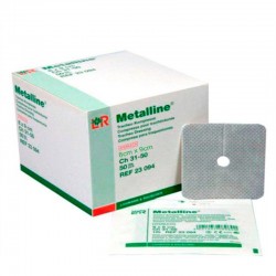 CURATIVO ALUMINIZADO P/ TRAQUEOSTOMIA X 9CM - METALLINE