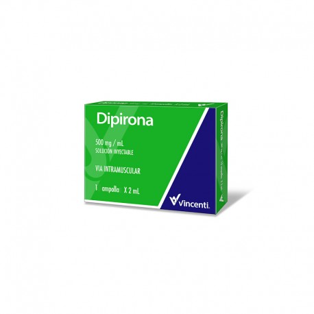 Unid Dipirona 500MG/ML 2ML AMP - HIPOLABOR