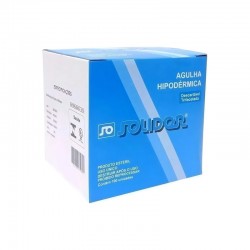 Unid Agulha 24G Roxa 20 X 0,5 - SOLIDOR