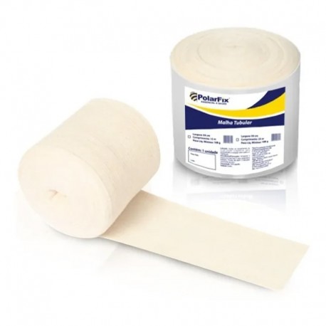 Malha tubular ortopedica de algodao 20cm x 25m - Polar fix