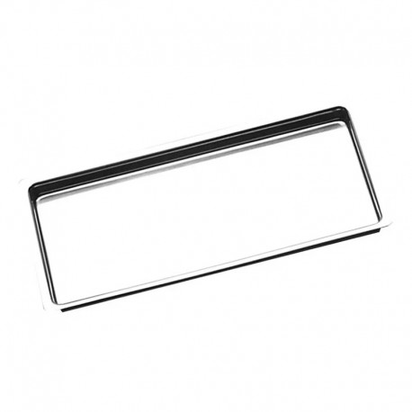 BAN037 - BANDEJA ODONTO. ACO INOX 22 X 9 X 1,5CM - ACONOX