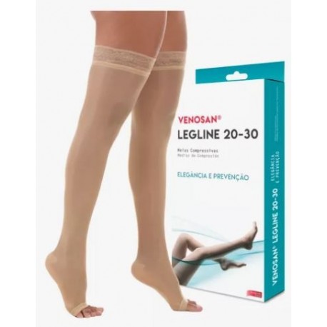 MEIA LEGLINE AGH 20-30 X-G PE ABERTO OLINDA - VENOSAN