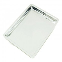 Ban039 - Bandeja Odonto Aco Inox 24 X 18 X 1,5Cm - Aconox