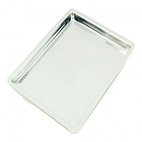 Ban039 - Bandeja Odonto Aco Inox 24 X 18 X 1,5Cm - Aconox