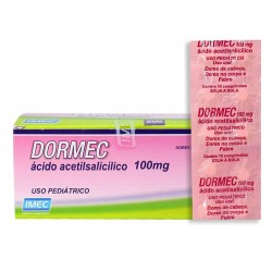 ACIDO ACETILSALICILICO (DORMEC) 100MG CR/10 - IMEC