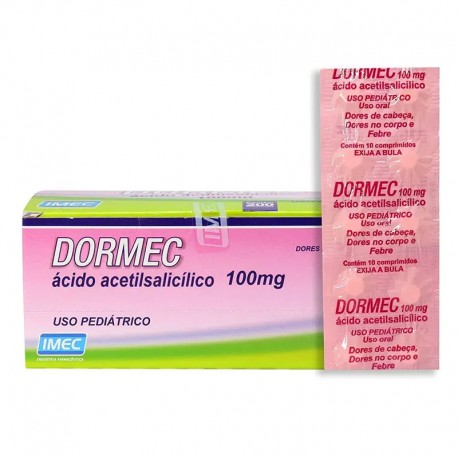 ACIDO ACETILSALICILICO (DORMEC) 100MG CR/10 - IMEC