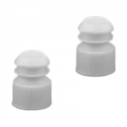 TAMPA PARA TUBO DE ENSAIO 12MM BRANCA C/1000 - CRAL