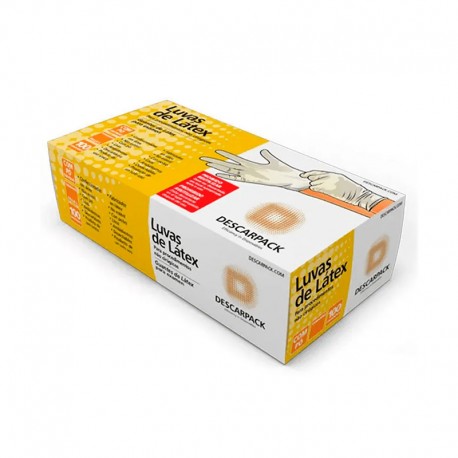 LUVA USO GERAL LATEX C/PO G - DESCARPACK