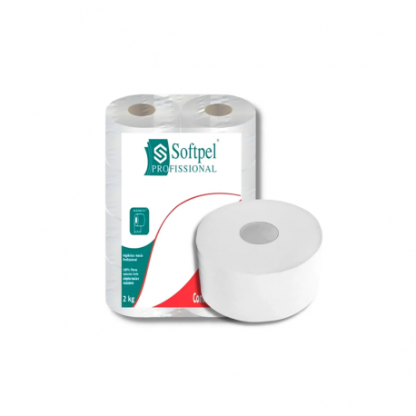 PAPEL HIGIENICO 200M C/8 ROLOS - SOFTPEL