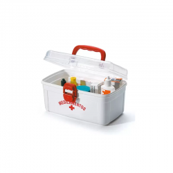 Kit Maleta Primeiros Socorros Equipado 24 X 14 X 13CM P - RESGATEX