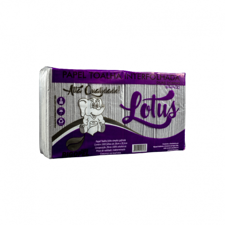 Papel Toalha Lotus 20 X 20,1000 Folhas (Roxo) Pc/ - RIGOPEL