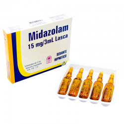 CRM - Unid Midazolam 5Mg/Ml 3Ml Sol Inj - HIPOLABOR