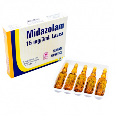 CRM - Unid Midazolam 5Mg/Ml 3Ml Sol Inj - HIPOLABOR