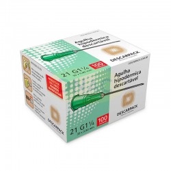 Unid Agulha 21G Verde 30 X 0,- SR
