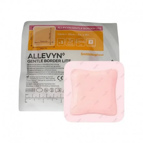 Unid Allevyn Gentle Border Lite 10 X 10 Cm- Smith Nephew