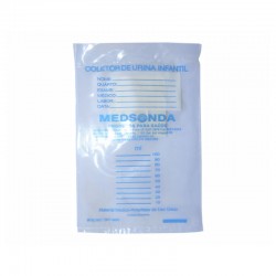 Unid Coletor Urina Infantil Tipo Saco Unissex 100Ml Est Pc/10 - Medsonda