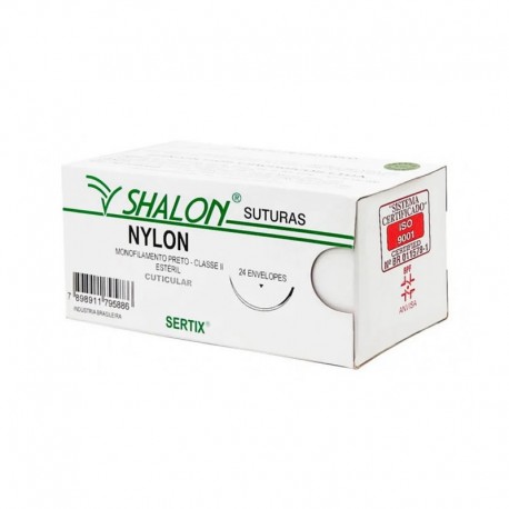 Unid Nylon Preto 3-C/Ag 4,- Shalon
