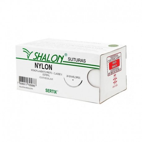 Nylon Preto 3-C/Ag 2,5Mt Mt - Shalon