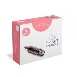 UNID CARTUCHO DERMA PEN HK 12 AGULHAS PRETO CX/10 - SMART GR