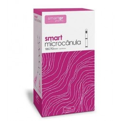 UNID MICROCANULA 18G C/AG 70MM CX/10 - SMART GR