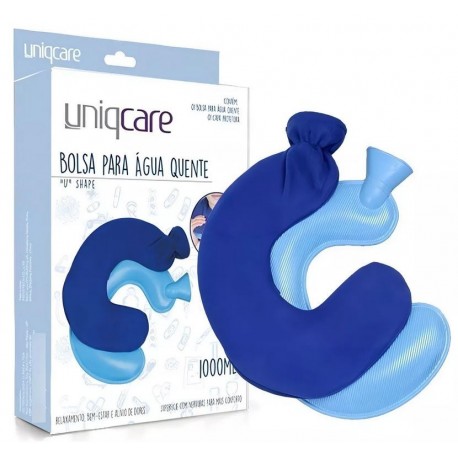 BOLSA P/ AGUA QUENTE P/ PESCOCO (EM U) 1000ML - UNIQMED