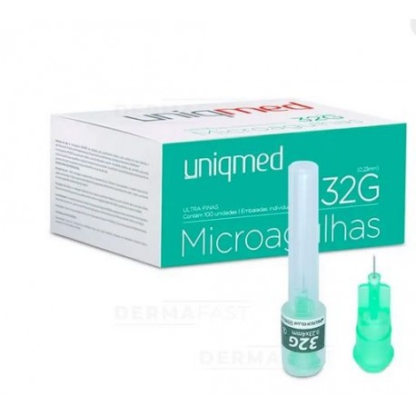UNID MICROAGULHA LEBEL 32G CX/100 - UNIQMED